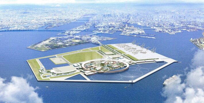 大阪・関西万博の会場イメージ図（提供：２０２５年日本国際博覧会協会）